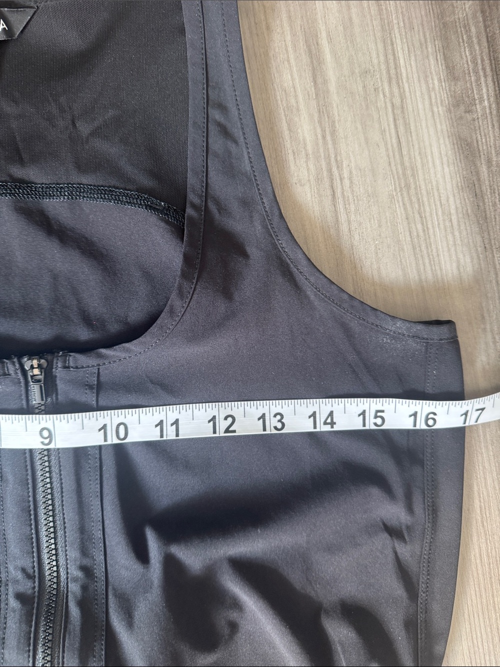 Athleta Black Expedition Sleeveless Zip Front Drawstring Waist Athletic Dress 0 - Picture 5 of 7